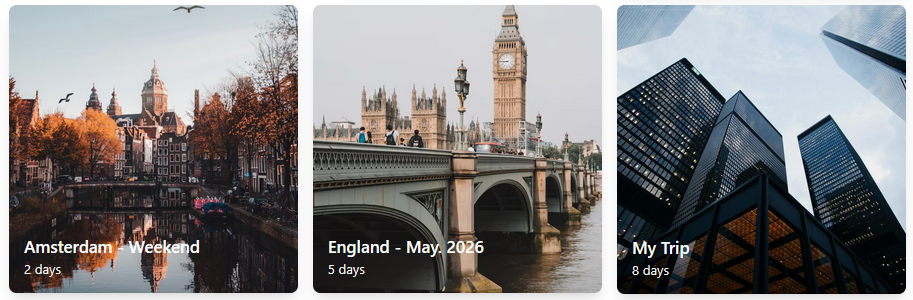 Trip is added to trips